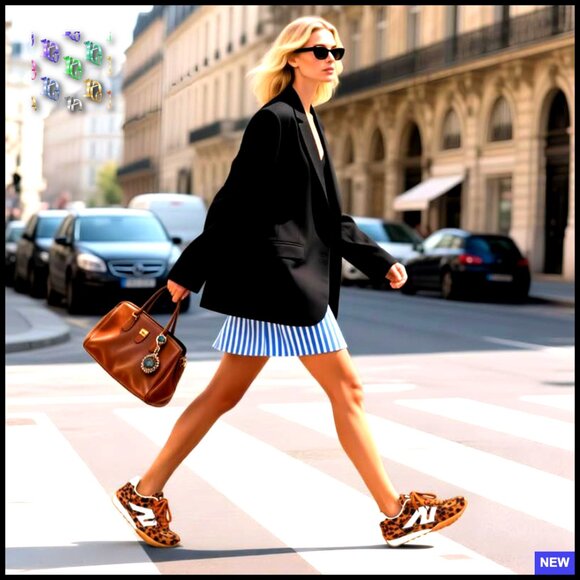 Retro Fashion Sneakers Classic Non-Slip Comfort Foam Insole Casual Walking Shoes - Picture 3 of 6